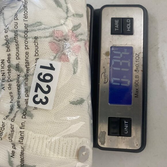 Alfred Dunner Cardigan Sweater Womens Size L Floral Embroidered Butto Up Cottage - Picture 8 of 8